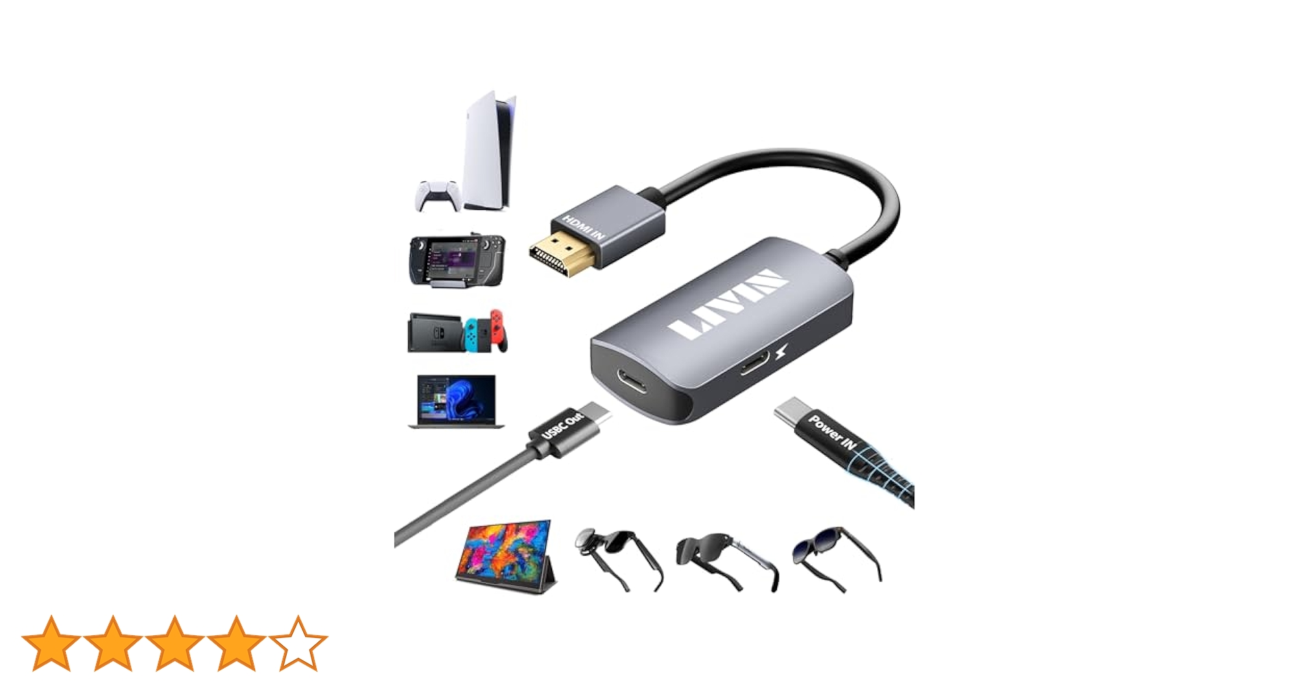 xreal air 2 pro beam hdmi変換アダプター付属 Amazon.co.jp: HDMI to USB C 交換アダプター 4K@60Hz Xreal